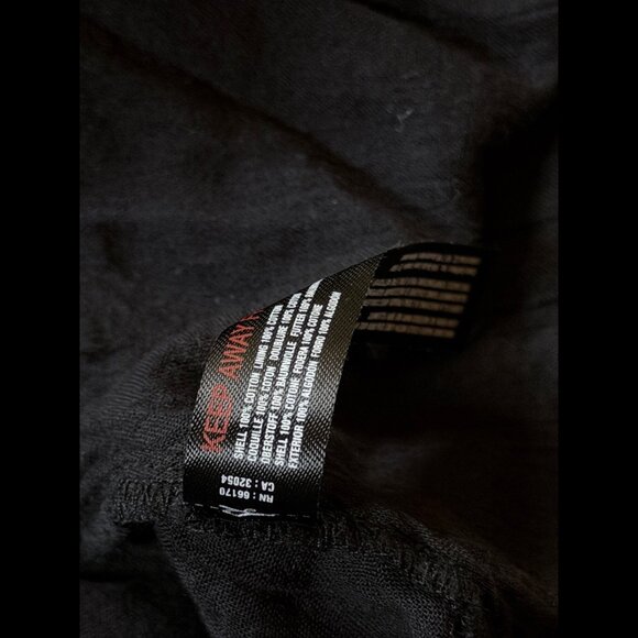 Free People Dress Large Womens Black Square Neck Ruffled Frayed Midi - Picture 7 of 7